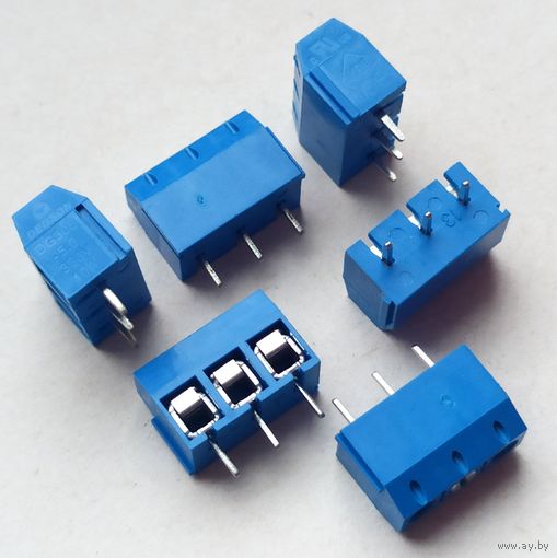 306-500-03P ((цена за 10 шт)) Клеммники. Degson. Шаг 5.0 мм. 3 пина. 300 В. 10 А