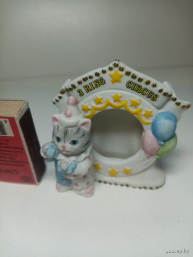Коллекционные фигурки кота (кошки, котенка) Kitty Cucumber 1989 год
