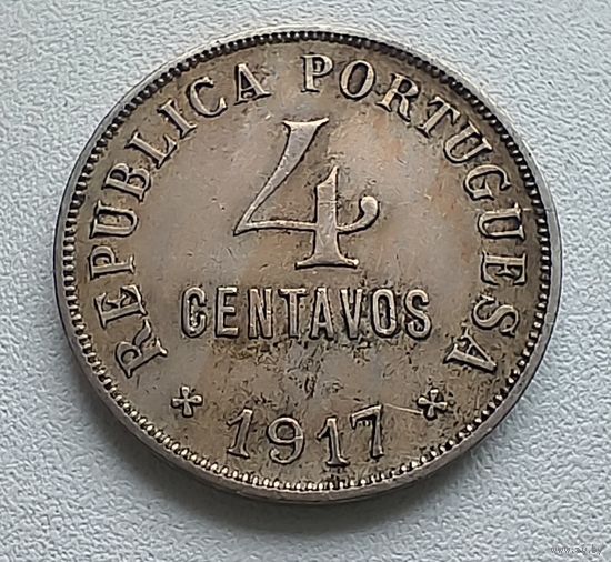 Португалия 4 сентаво, 1917 1-5-2