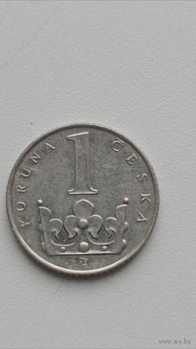Чехия. 1 кроны 1996 года.
