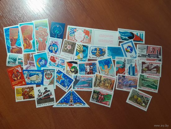 ИСТОРИЧЕСКИЕ СОБЫТИЯ (36 чистых марок СССР)