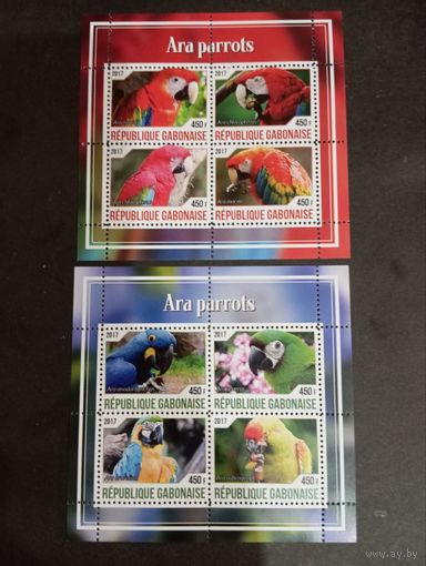СЕРИЯ Блоков птицы   фауна  MNH