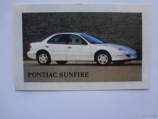 Календарик 1996 г.  Pontiac Sunfire. Гайстрах.