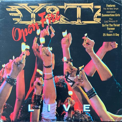 Y & T – Open Fire / Yugoslavia