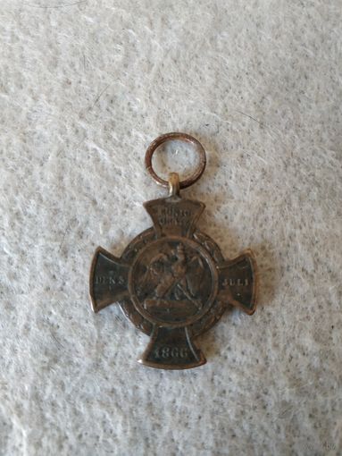 Королевство Пруссия. Крест в память о сражении при Кениггретце 3 июля 1866 года.