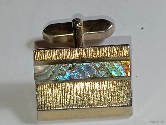 Запонка . Распродажа винтажный бижутерии с натуральными камнями .