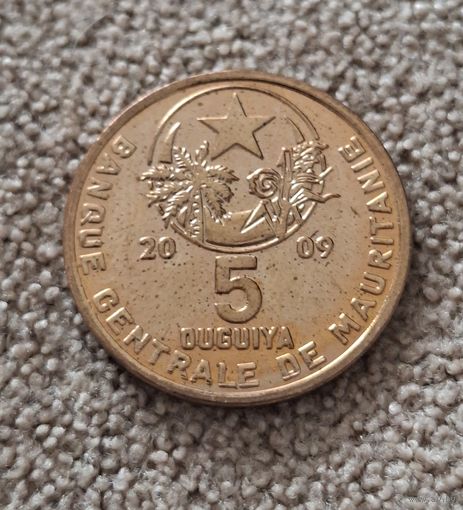 Мавритания 5 угий, 2009 UNC