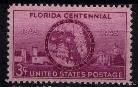 США - 1945 [Mi. 532]** MNH 100 лет штату Флорида