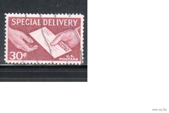 США-1954, (Мих.683), гаш.  , Спец. доставка,