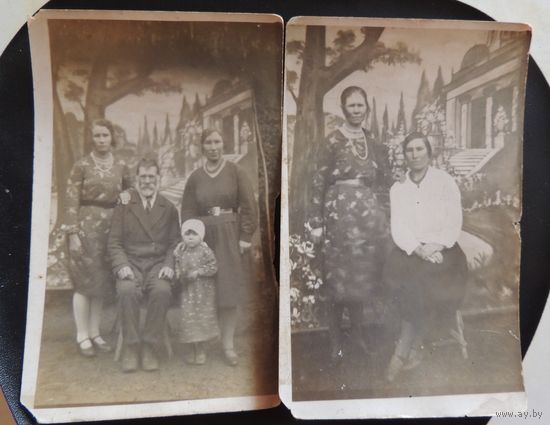 Фото "Семья", Брест-Литовск, 1930-гг.(2 шт.)