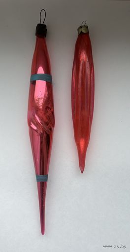 Елочная игрушка сосулька СССР цена за все К.10
