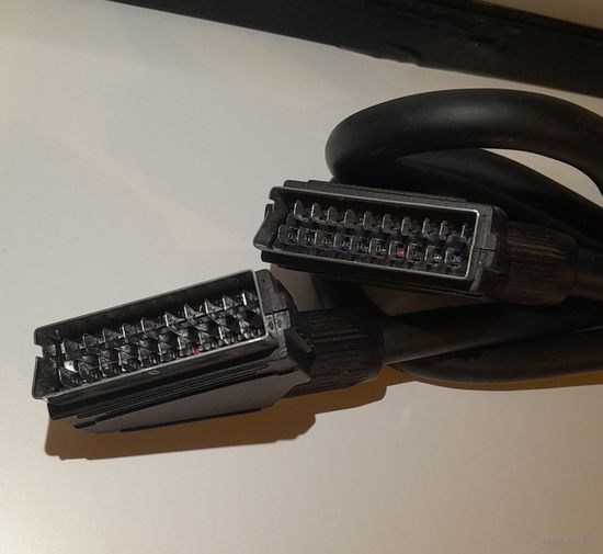 Кабель Scart - Scart 1.4м Полная распайка