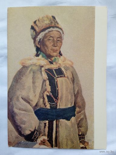 1955. Дудник. Бригадир-чабан Кары Уланкина. Алтай