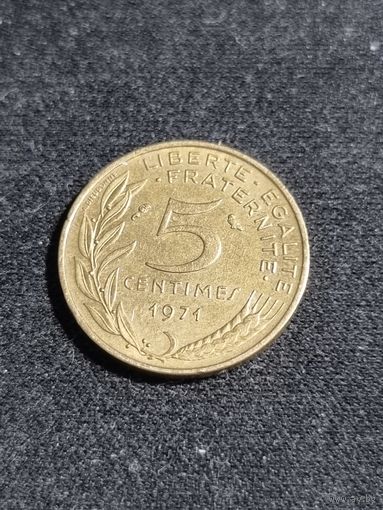 Франция 5 сантимов 1971