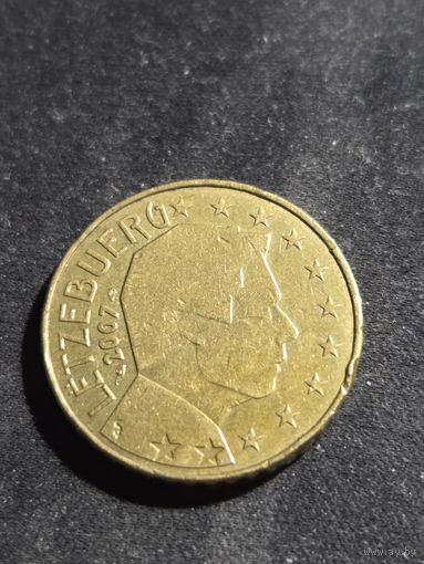 Люксембург 50 евроцентов 2007