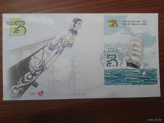Южная Африка 1999 КПД блок, парусник