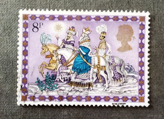 Марка Великобритания 1979 год Рождество