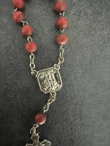 Католические четки (розарий) Винтаж Италия