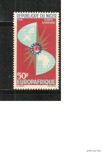 Нигер-1966 (Мих.131) **, Европа-Африка (одиночка)