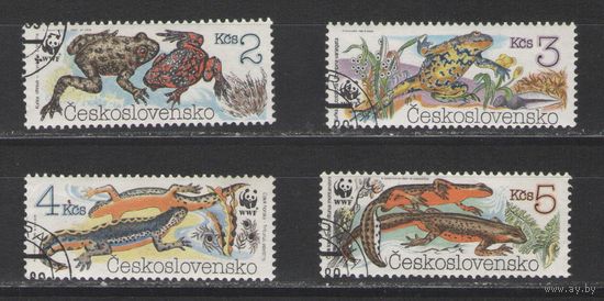 Чехословакия 1989г. WWF. Амфибии.