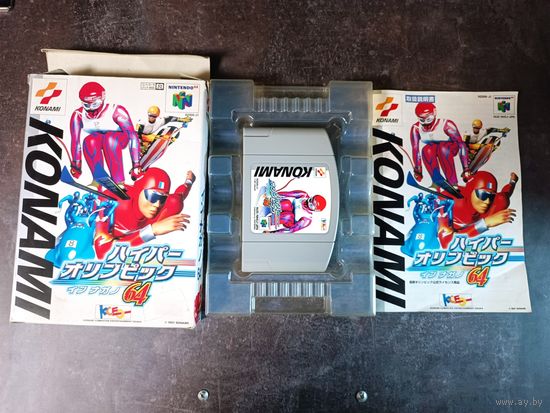 Картридж Nintendo 64 nagano winter olympics, полный комплект