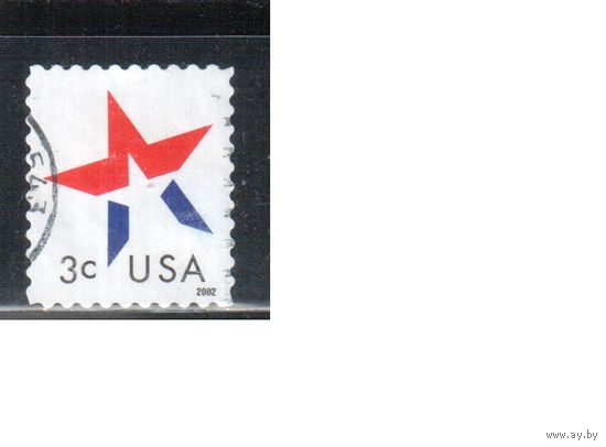 США-2002 (Мих.3583) , гаш. , Стандарт, Звезда