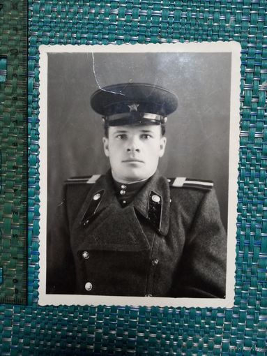 Фотография старшины артиллериста из Ашхабада. 1955 год.