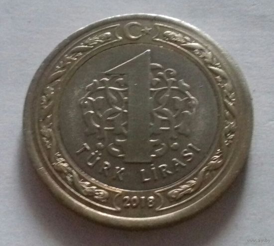 1 лира, Турция 2018 г.