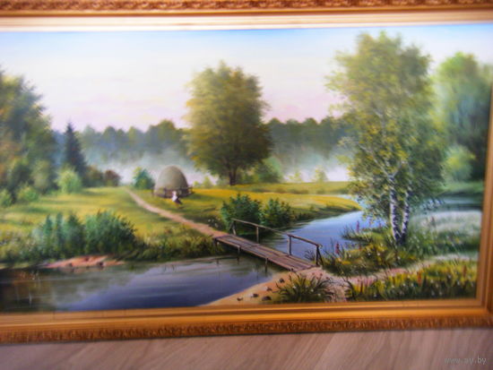 Картина "ПАЛЕСЬЕ" масло. 97см.х59см.