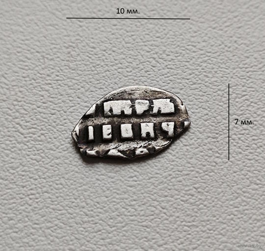 Чешуя / Копейка 1701 г., Пётр I, КГ 1674, Старый денежный двор. Лот че-4,4