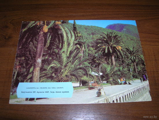 Гагра Абхазия 1989 год Чистая