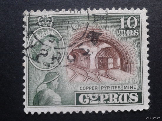 Кипр 1955 королева Елизавета 2