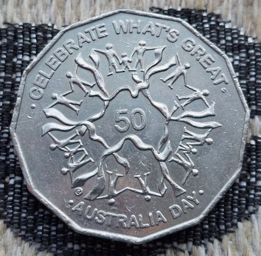 Австралия 50 центов 2010 года. "День Австралии" Предложи свою цену или обмен!
