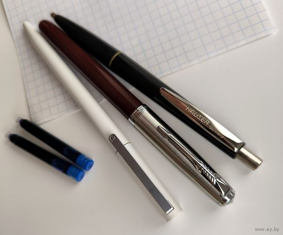 Лот из 3 ручек. С рубля