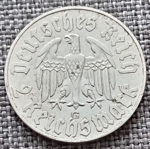 2 рейхсмарки Лютер G