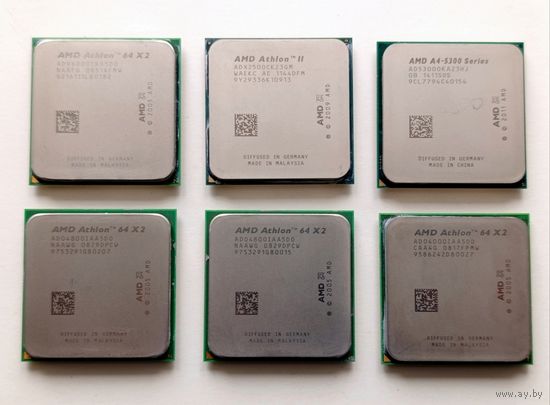Процессоры АМD, шесть штук одним лотом