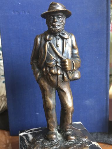 Бронзовая статуэтка Путник, Австрия, супер детализация!