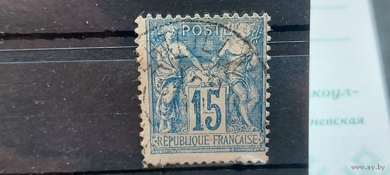 РАСПРОДАЖА ФРАНЦИЯ 1877г. Тип 2. Гаш.