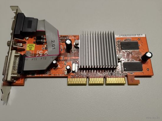 AGP видеокарта ASUS Radeon 9250 128 MB