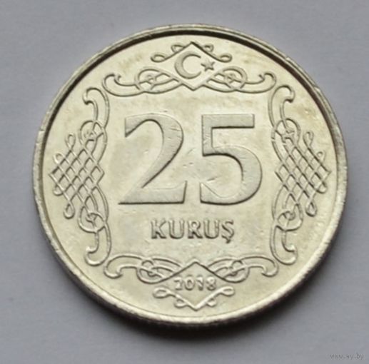 Турция, 25 куруш 2018 г.