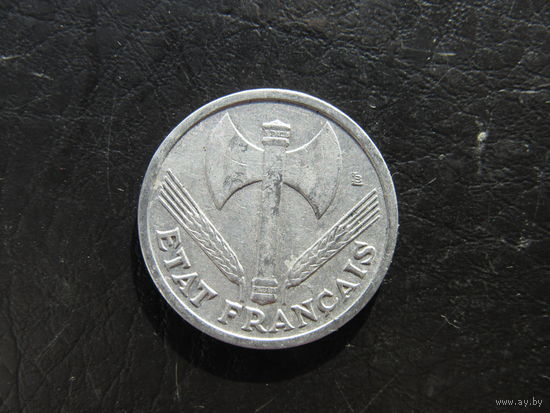 Франция.1 франк.1944. С 20 копеек. Распродажа коллекции. Смотрите другие лоты.