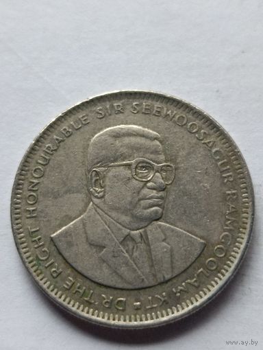 Маврикий. 1 рупия 2005 года. (4).