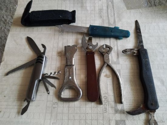 Складные ножи ссср, мультитул, кусачки для сахара.