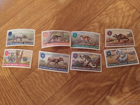 Малуку Селатан серия марок 1953 г. Фауна.