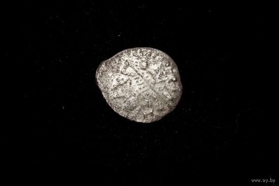 Копейка 1584-1598 г. Новгород (Древняя Русь), Фёдор Иванович. Инкузный брак!