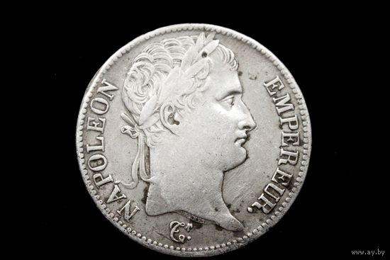 5 франков 1813 г. Париж (Франция), Наполеон Бонапарт. Кабинетная патина!