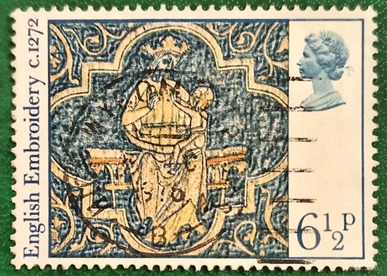 Великобритания 1976. Богоматери с младенцем на выщивке 1272 год