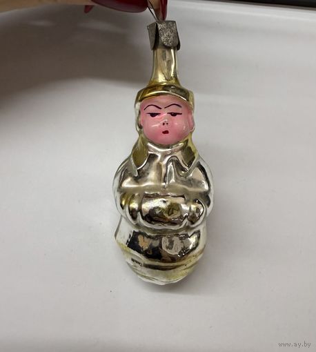 Ёлочная игрушка девочка с муфтой каталог СССР