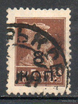 Вспомогательный стандартный выпуск СССР 1927 год 1 марка