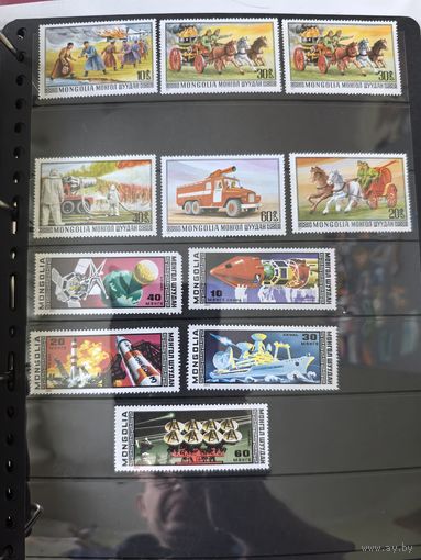 Лот чистых марок Монголии 1